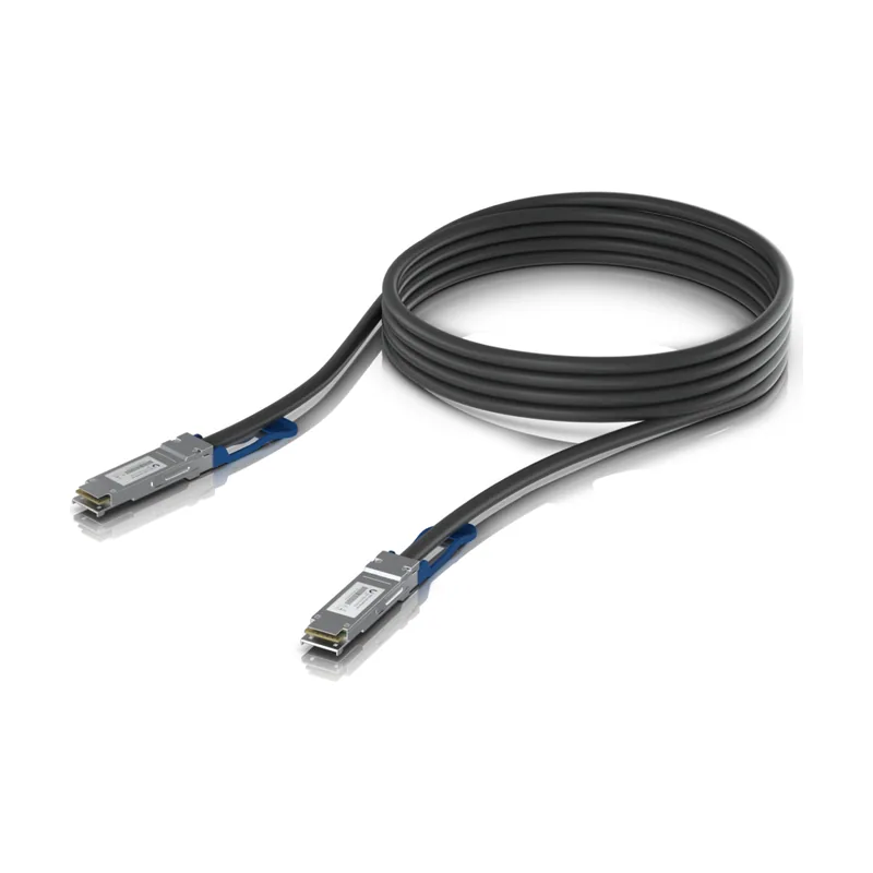 Ubiquiti UACC-DAC-QSFP28-3M Cable de fibra óptica e InfiniBand
