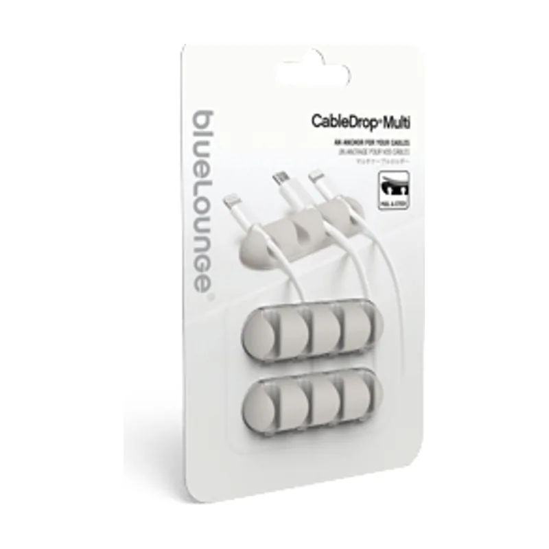 CableDrop Multi Escritorio Soporte para cables Blanco