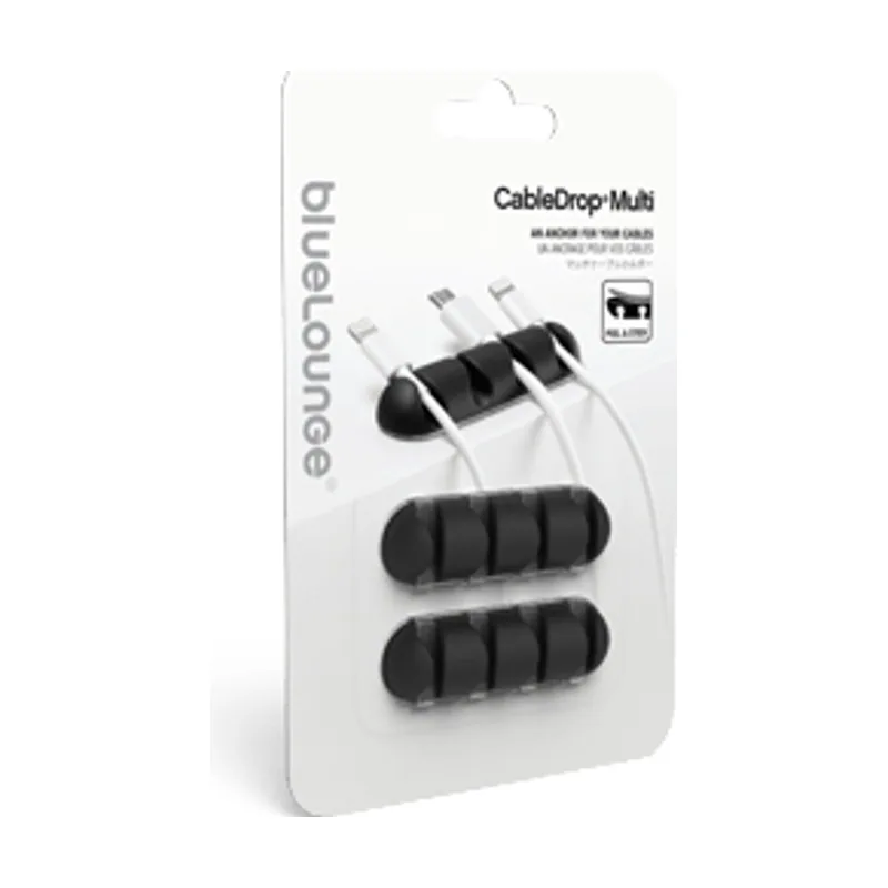 CableDrop Multi Escritorio Soporte para cables Negro