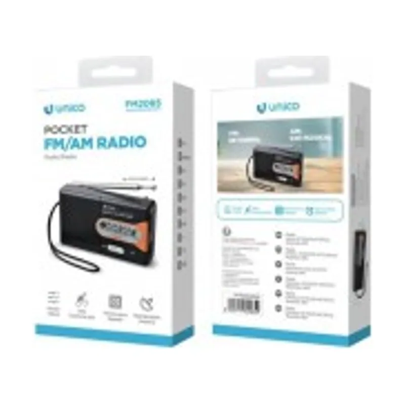 Unico Radio portátil fn2065 dc3v aax2