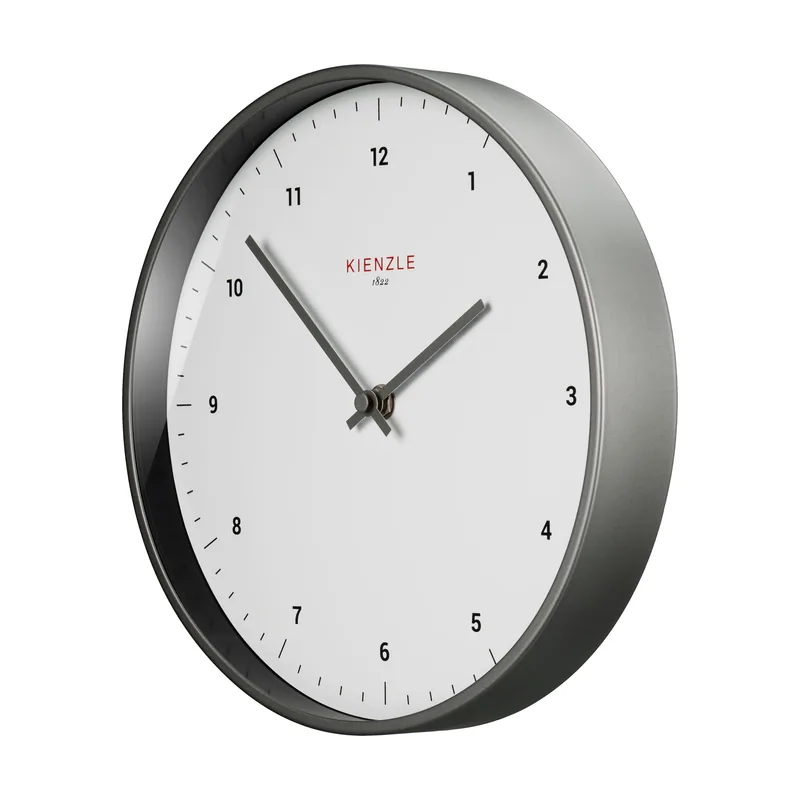 Classic Reloj de Pared radiocontrolado silencioso Acero 25 cm