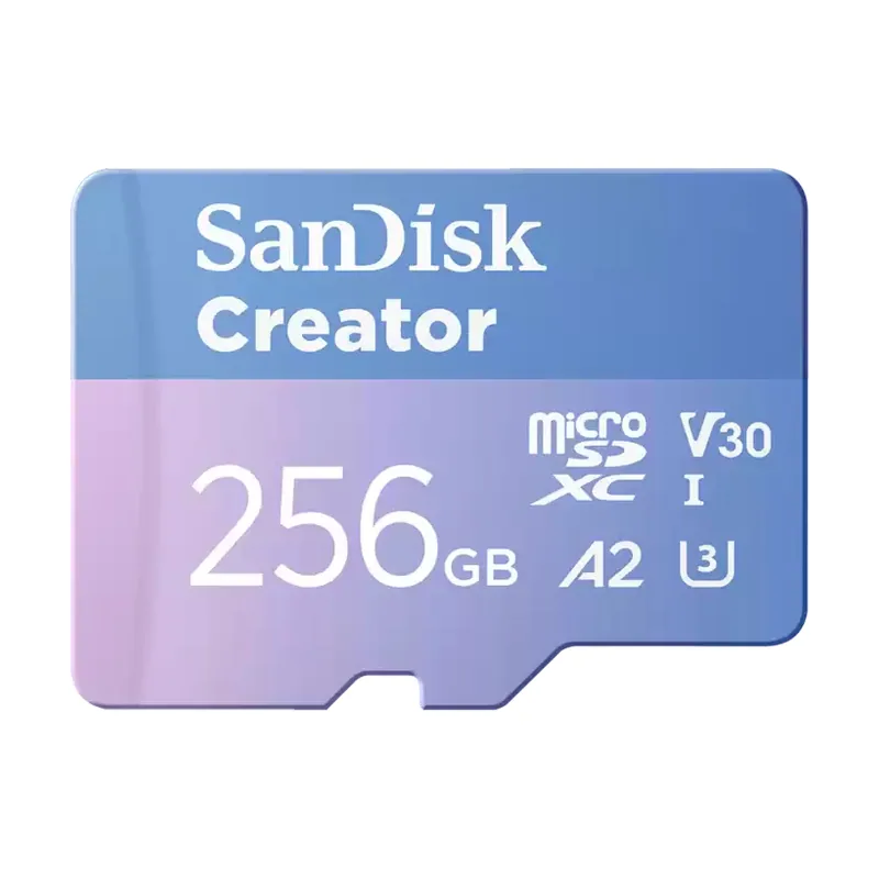 SanDisk Creator Tarjeta microSDXC UHS-I 256 GB con Adaptador para Cámaras Drones