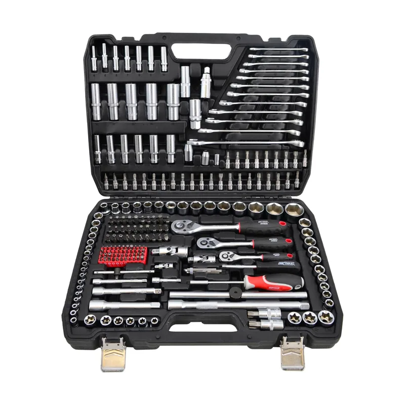 Awtools zestaw kluczy 216el 1/2"/3/8"/1/4"