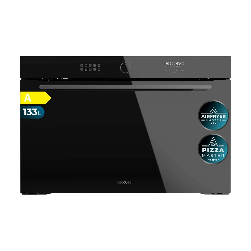 Cecotec Horno Encastrable Bolero Hexa AF319000 Glass Black A. 133 L