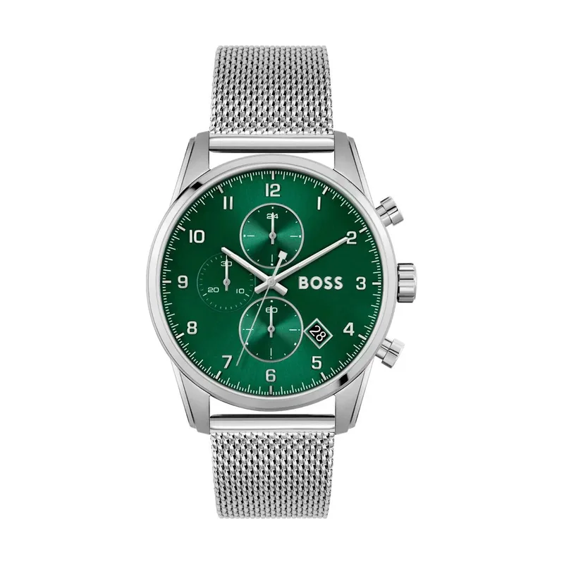 Hugo Boss Hugo Hombre Uhr Analógico Cuarzo mit Acero Inoxidable Armband 1530126