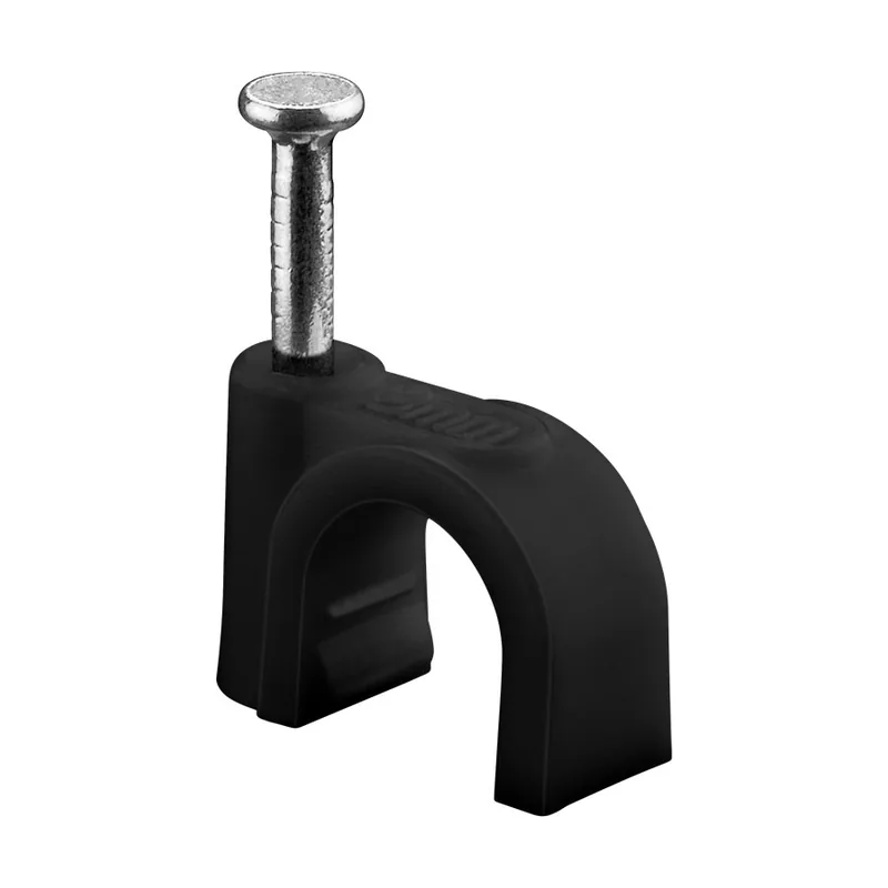GooBay 64681 abrazadera para cable Negro 100 pieza s