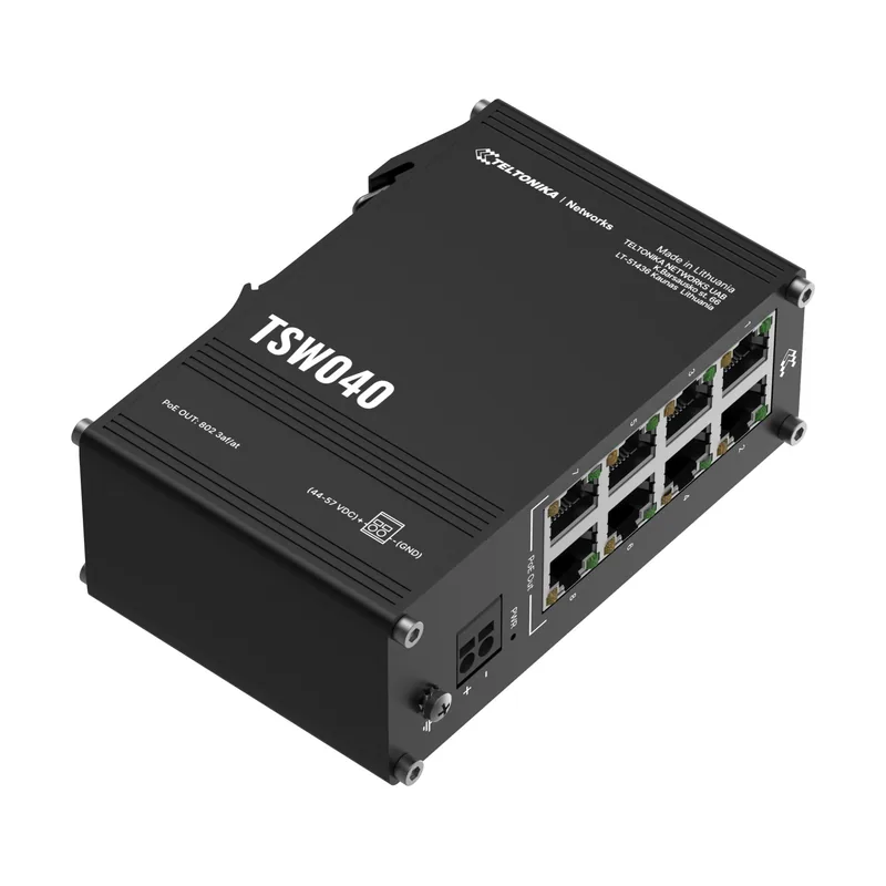 Teltonika Networks TSW040 8-Port PoE+