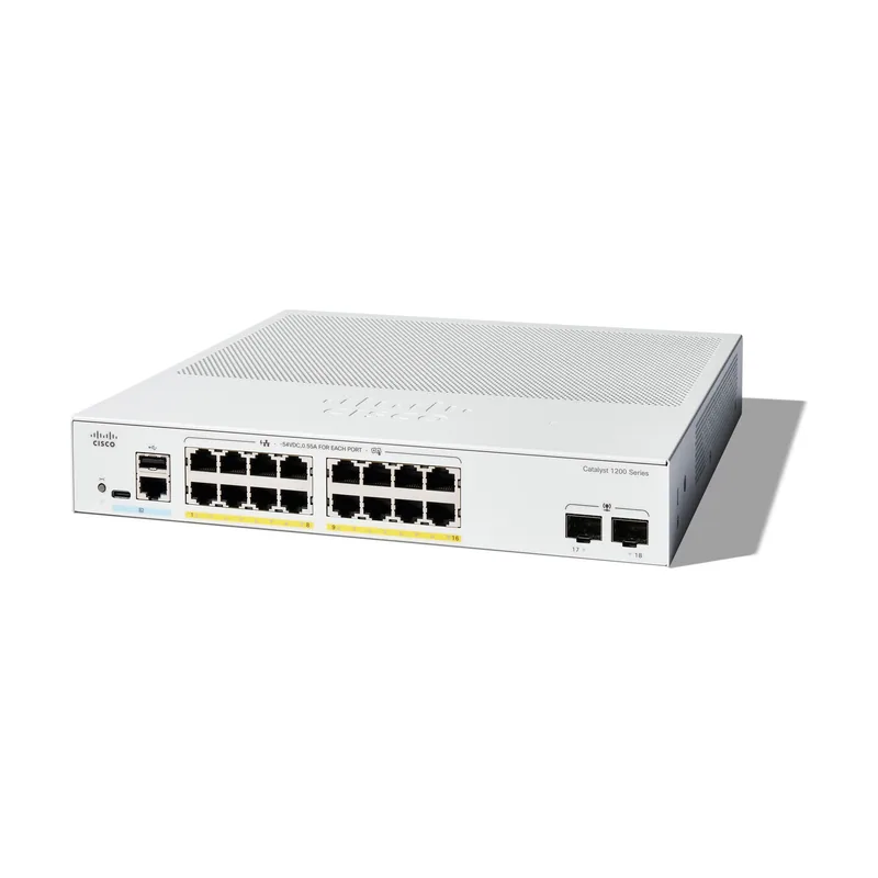 Cisco Catalyst 1200 Gestionado L2 Gigabit Ethernet 10/100/1000 Energía sobre Ethernet PoE