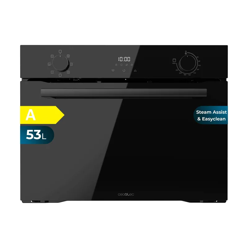 Cecotec Horno Integrable Multifunción de 53L Bolero Hexa M224500 Glass Black A.