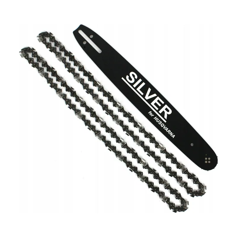 Silver Guía de 16 pulgadas con 2 cadenas