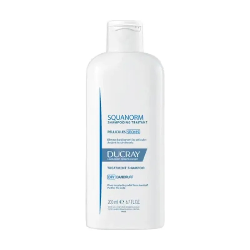 Ducray Kelual Squanorm Champú Tratante Hidratante Caspa Seca 200 Ml