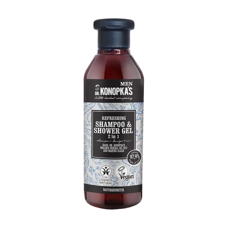Men Champú y Gel de Ducha Refrescante 2 en 1 280 ml