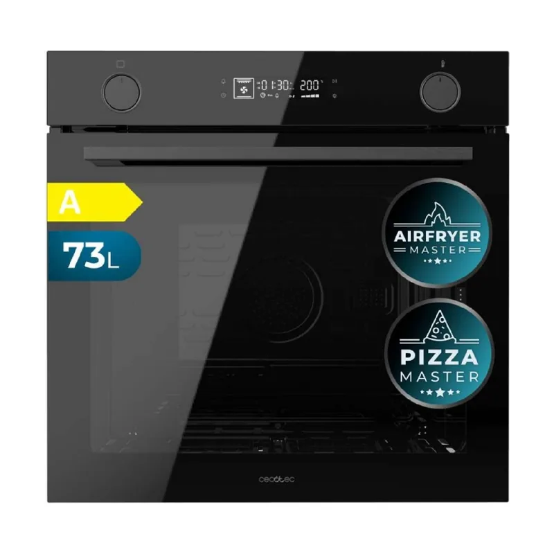 Cecotec Horno Multifunción Integrable Air Fryer 73L Bolero Hexa AF326000 Glass Black A.
