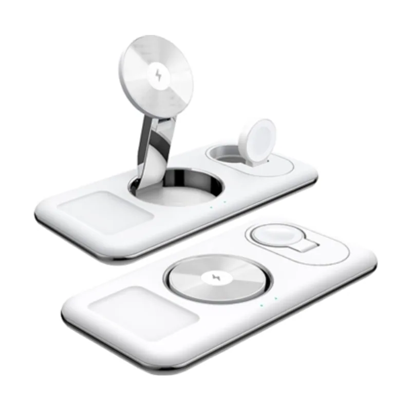Alkaya Cargador inalámbrico 3 en 1 compatible con MagSafe