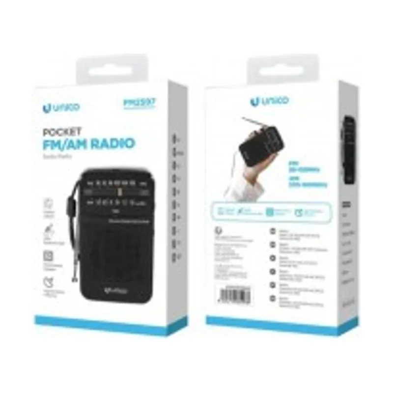 Unico Radio portátil fm2597 dc3v aax2