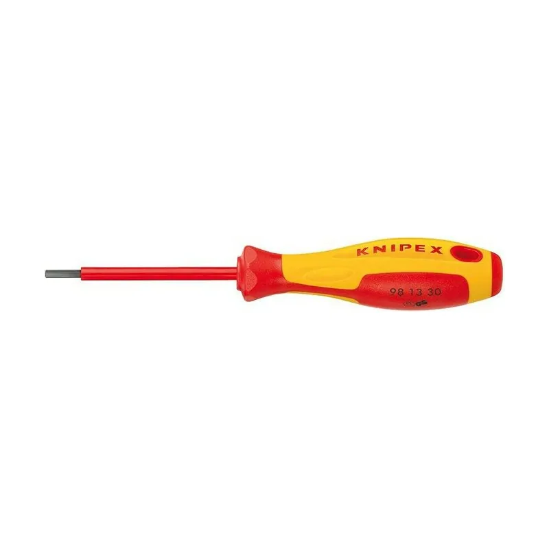 Knipex Destornillador para tornillos de hexágono interior aislados con fundas multicomponentes
