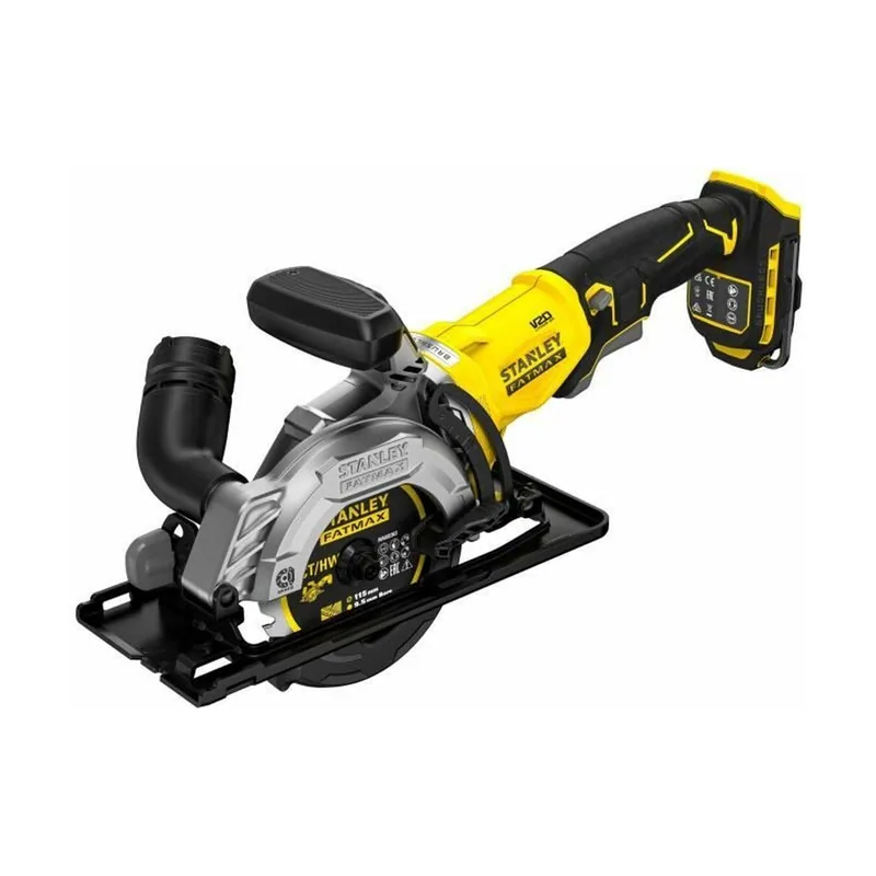 Stanley Sierra Circular de mano BRUSHLESS V20 para uso profesional para mantener una conexión estable y práctica con medida o especificación 20 L