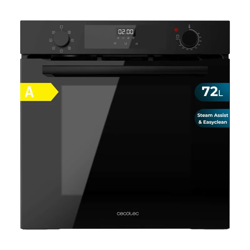 Cecotec Horno Multifunción Integrable 60cm Bolero Hexa M226000 Glass Black A.