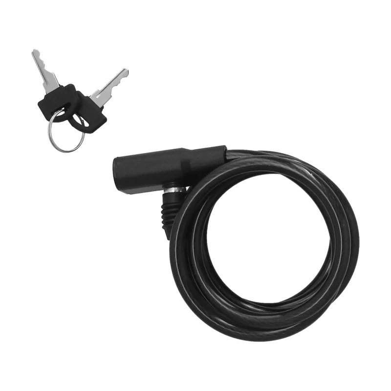 Wolfpack Linea Profesional Cable bicicleta espiral con llave ø 8 mm. x 150 cm.
