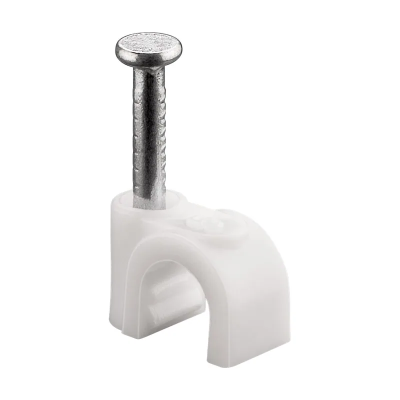 GooBay 17077 abrazadera para cable Blanco 100 pieza s