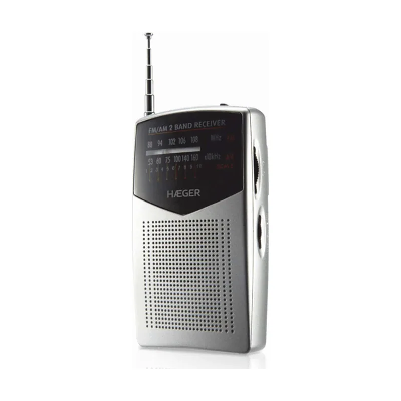 Pocket Radio portatil con Antena telescópica con 29 cm