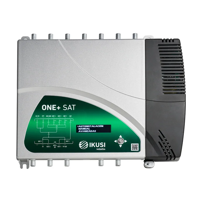 Ikusi Central TV Programable FM/DAB/3xUHF/SAT ONE+SAT