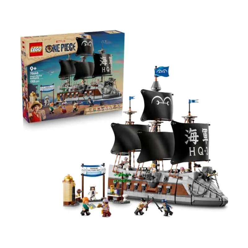 Lego One Piece Barco de la Marina de GARP 75646