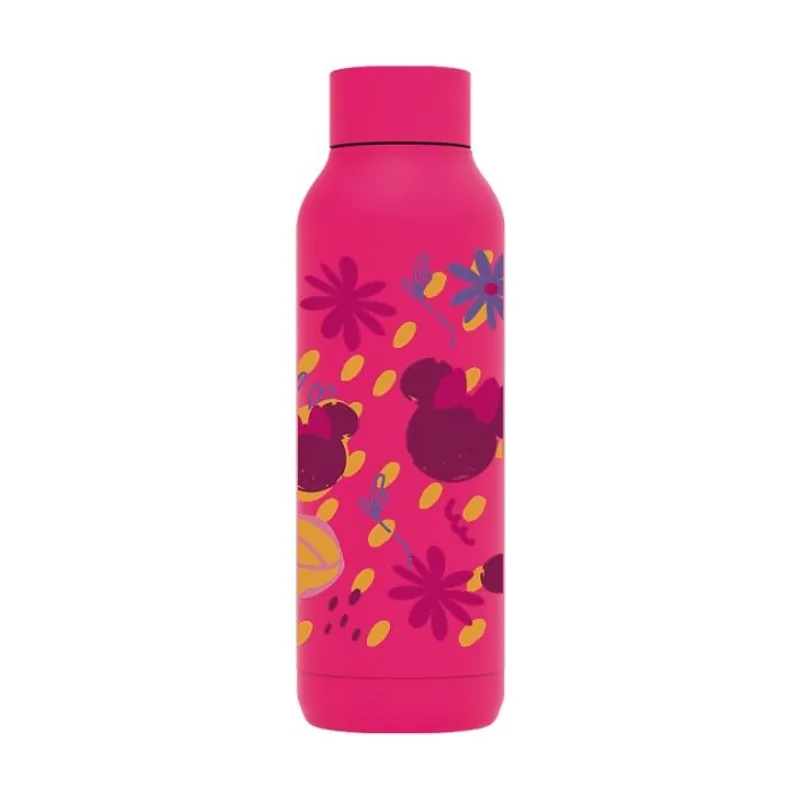 Quokka botella termo acero inoxidable solid raspberry pink 510 ml minnie spring