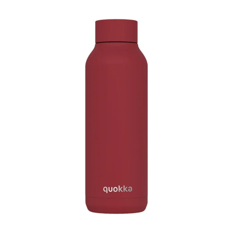Quokka botella termo acero inoxidable solid firebrick red 510 ml