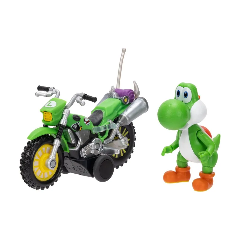 Jakks Pacific Vehiculo + figura yoshi super mario galaxy movie