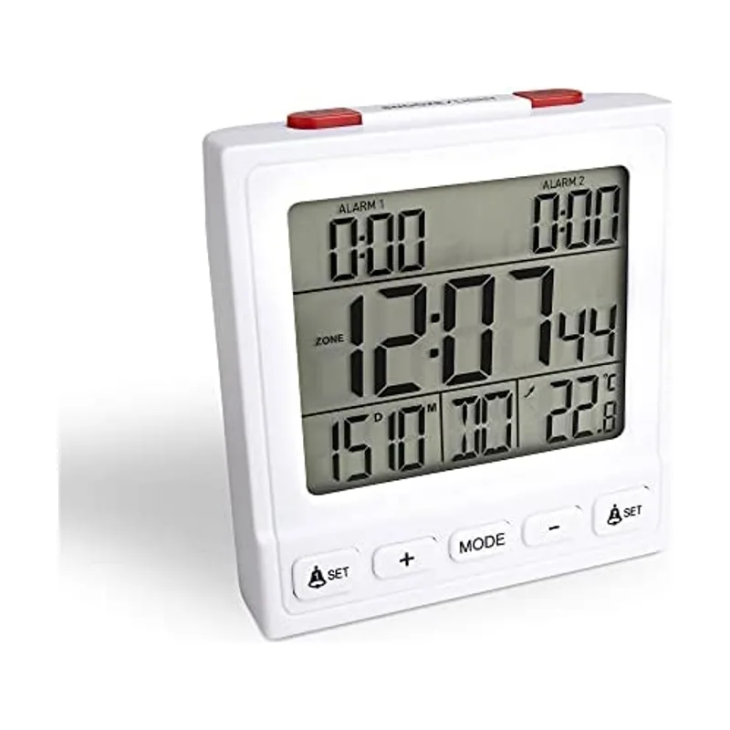 Mebus digitaler Funk-Wecker mit Thermometer