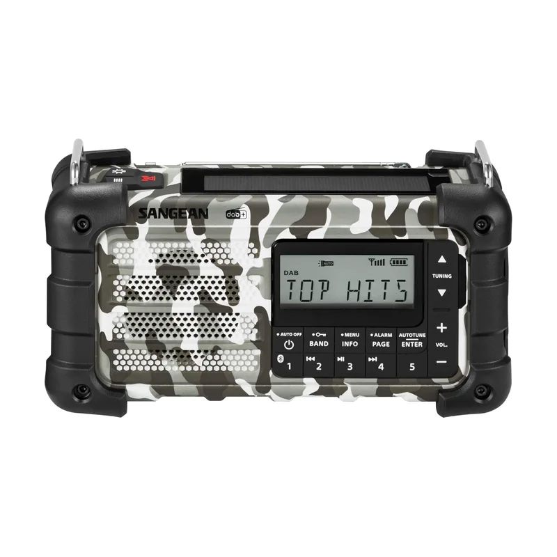 Sangean MMR-99 DAB+ Artic Camo Emergency/Hand Crank/Solar Radio