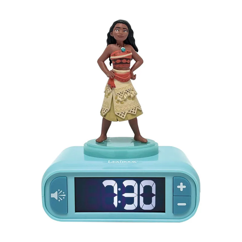 Lexibook Vaiana Reloj Despertador Luz Nocturna