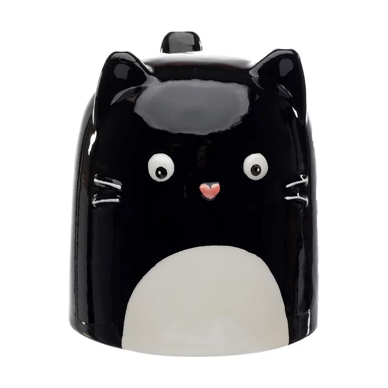 Puckator Feline Fine Cat Upside Down Ceramic Shaped Mug