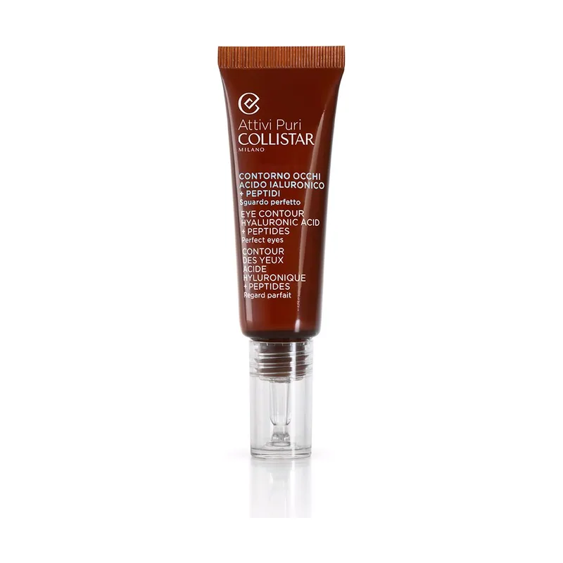 Collistar ATTIVI PURI contorno de ojos ácido hialurónico + péptidos 15 ml