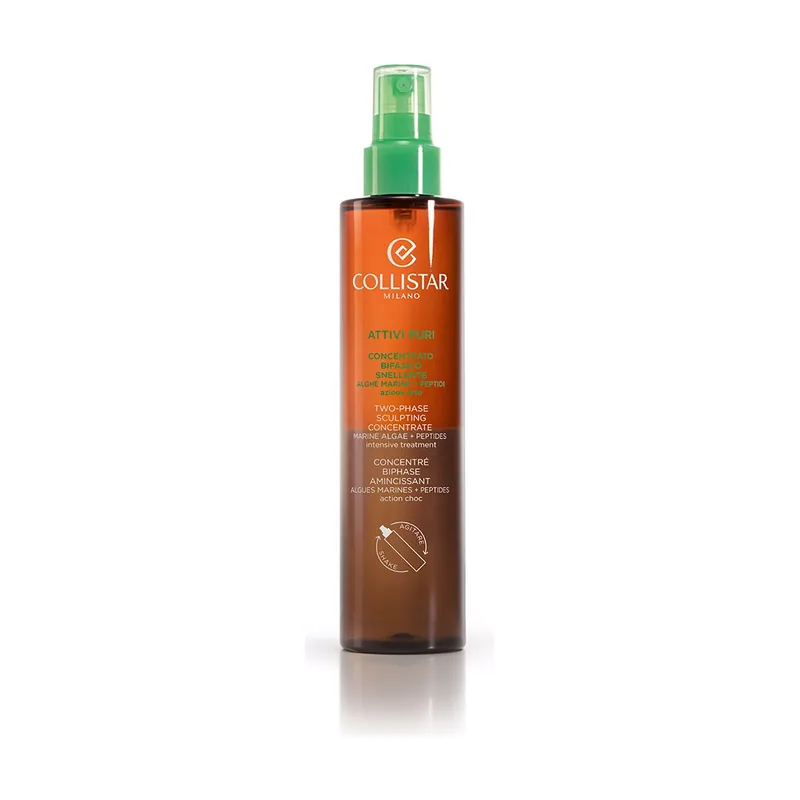 Collistar ATTIVI PURI concentrado bifásico reductor algas marinas + péptidos 200 ml