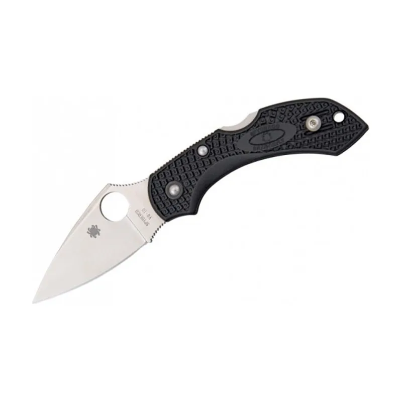 Spyderco STE-C28PBK2 Navaja de bolsillo Dragonfly 2 hoja lisa de acero VG-10 de 5,7 cm afilado recto