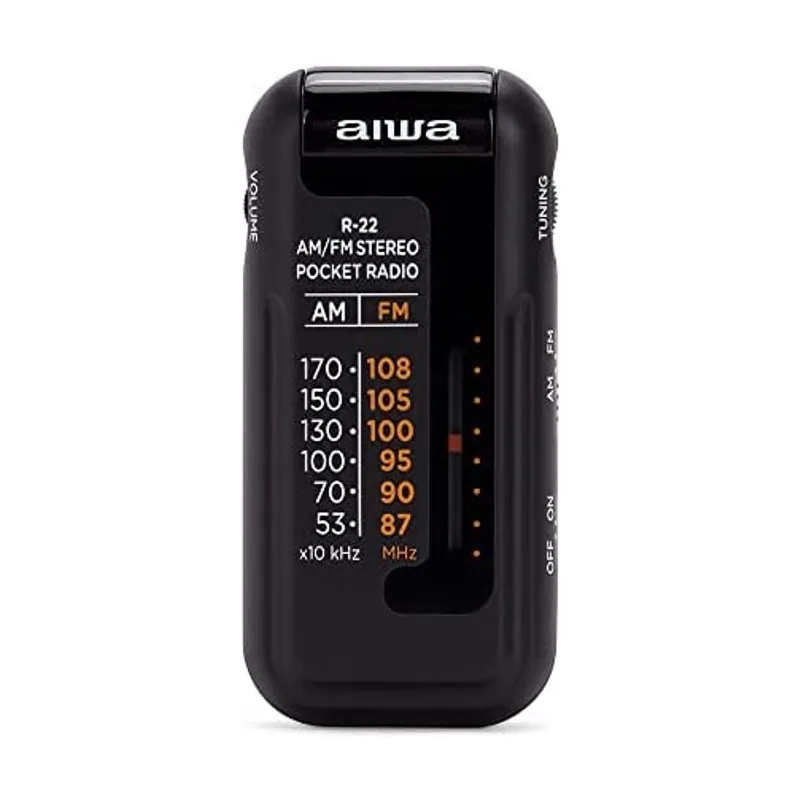Aiwa R-22BK radio Personal Analógica
