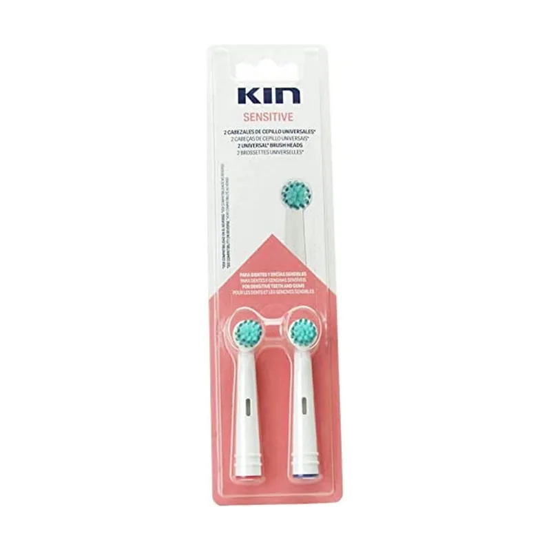 Kin SENSITIVE cabezal cepillo eléctrico universal 2 u
