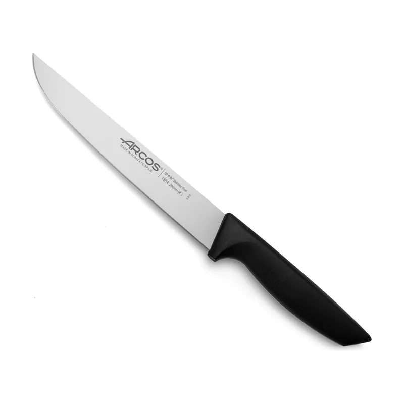 Arcos Cuchillo de cocina Niza 135400 de acero inoxidable Nitrum y mango de polipropileno con hoja de 20 cm en blíster