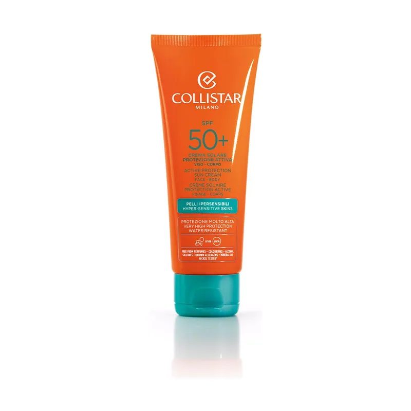 Collistar CREMA SOLAR protección activa rostro-cuerpo SPF50+ 100 ml
