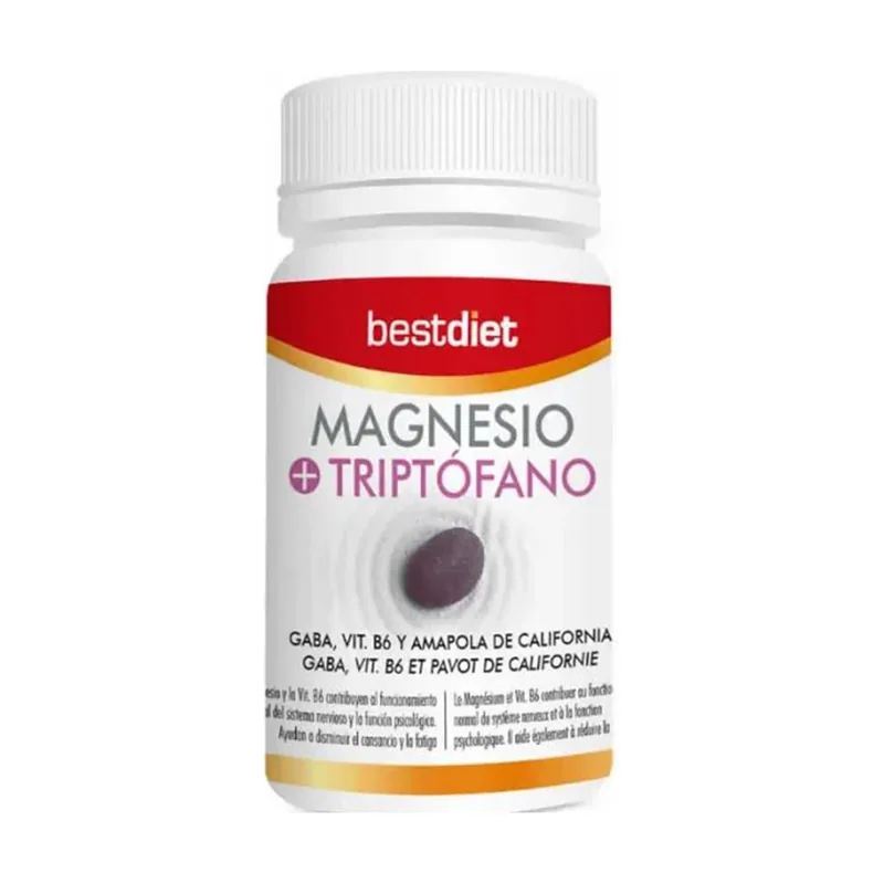Best diet Bestdiet magnesio triptofano capsulas pack 30un