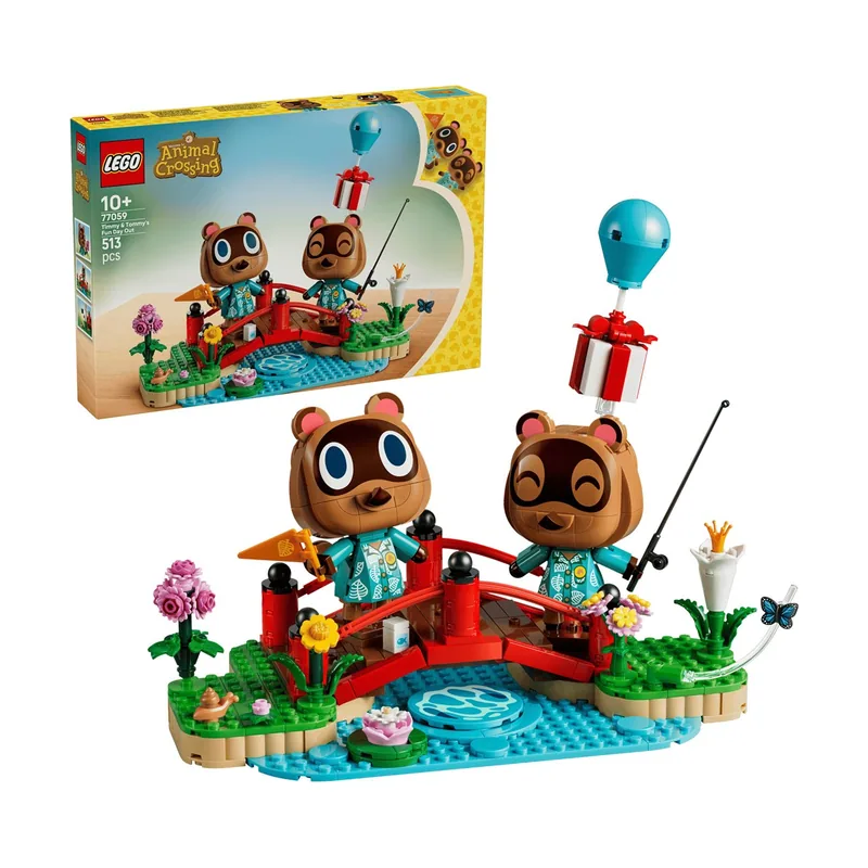 Lego Animal Crossing Un día Divertido con Tendo y Nendo 77059