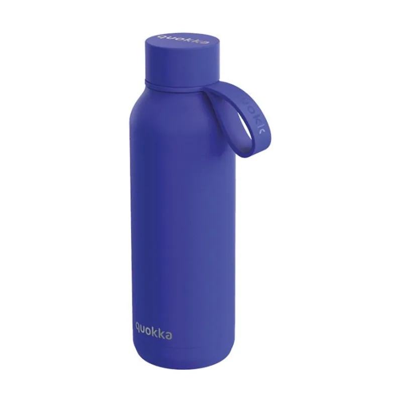 Botella termo acero inoxidable solid con colgador dusk blue 510 ml