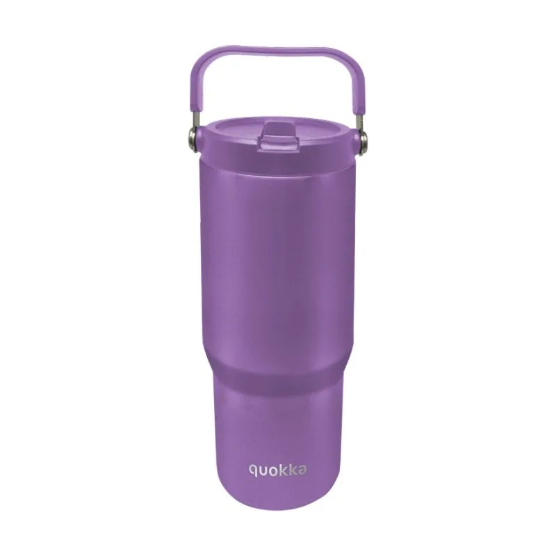 Quokka vaso cool termo acero inoxidable con asa core amethyst purple 860 ml