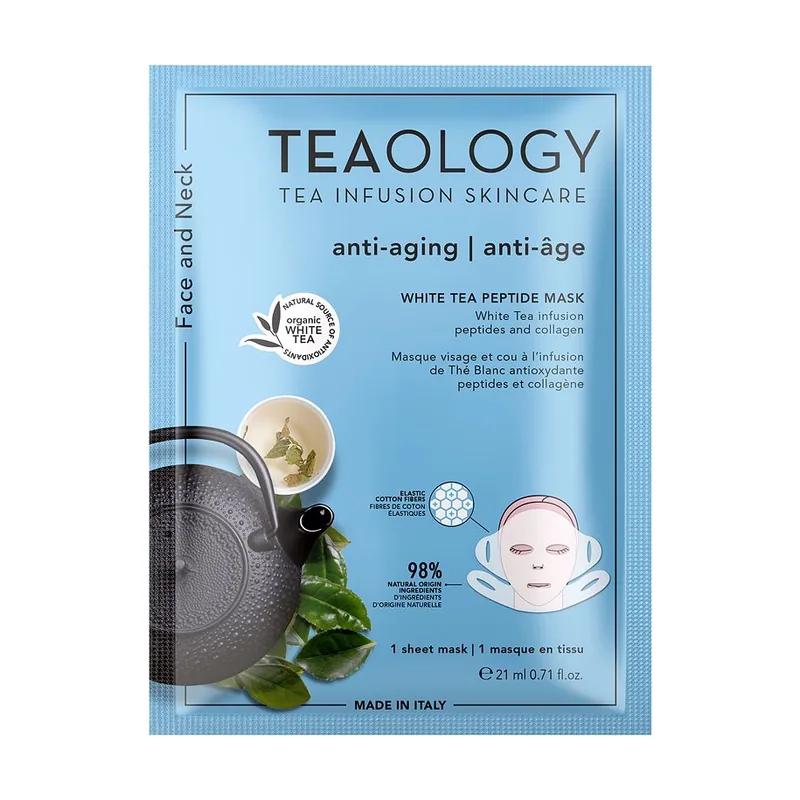Teaology FACE AND NECK white tea peptide mask 21 ml