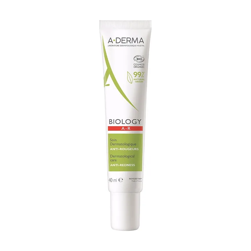 A-derma BIOLOGY cuidado dermatológico anti-rojeces 40 ml