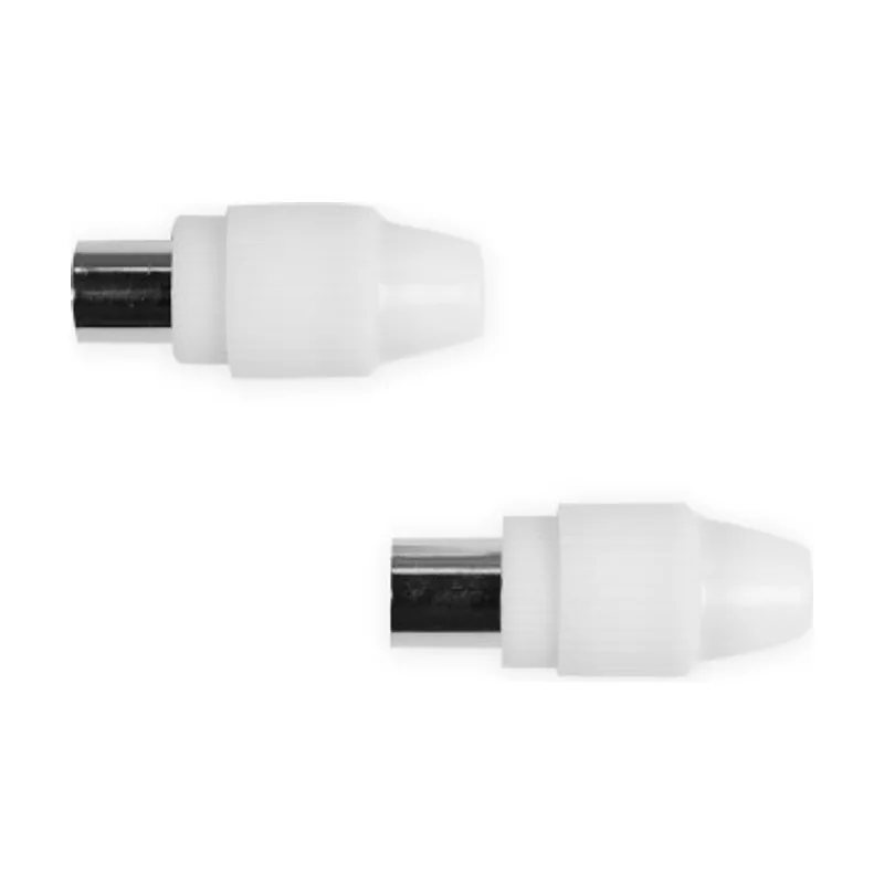 Ekon Adaptadores Antena TV 9,5 mm 2 Conectores Antena
