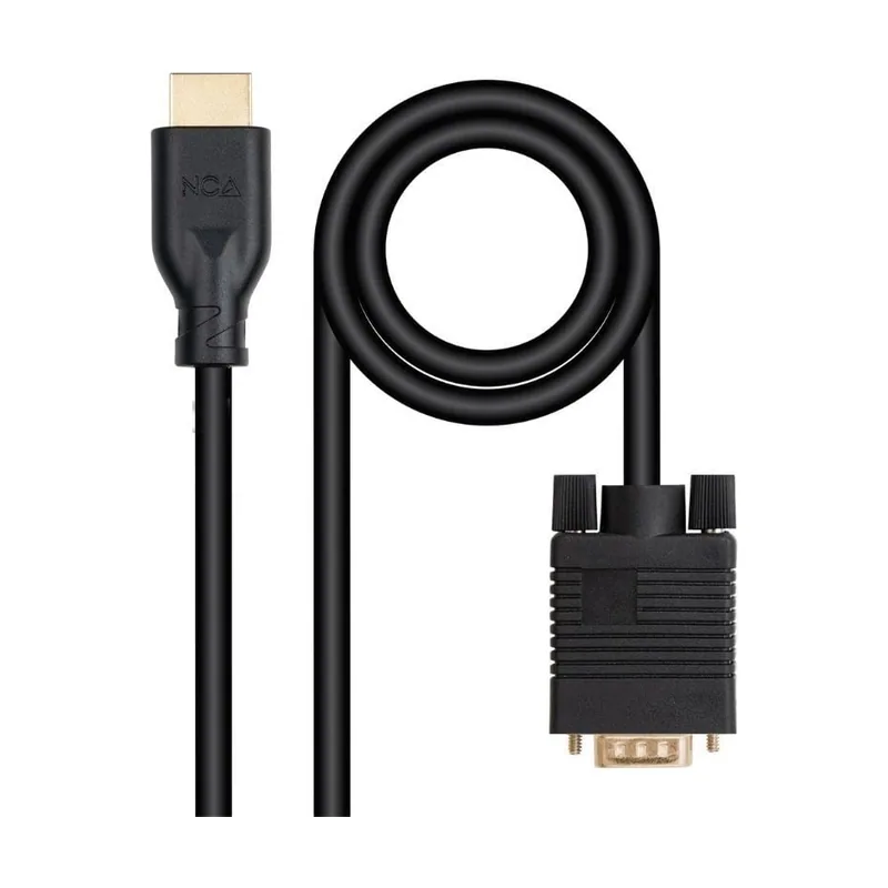 Nanocable Cable conversor VGA/M a HDMI/M