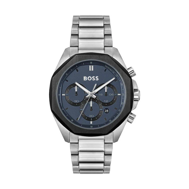 Hugo Boss BOSS Reloj Cronógrafo de Cuarzo para Hombre Colección CLOUD con Correa